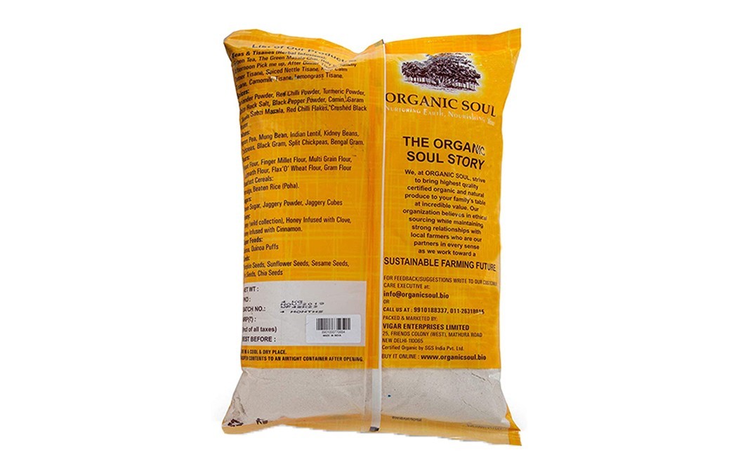 Organic Soul Organic Wheat Flour    Pack  4 kilogram